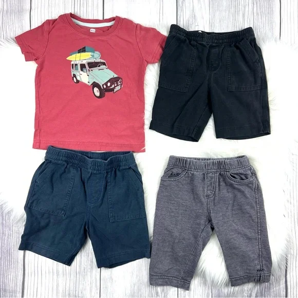 Tea Collection, Mini Borden 3T Boys Graphic T-Shirts and Shorts Assortment - Picture 5 of 9